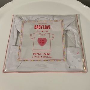 Valentine “cute stuff” Sweetheart Baby Love Infant T-Shirt NWT